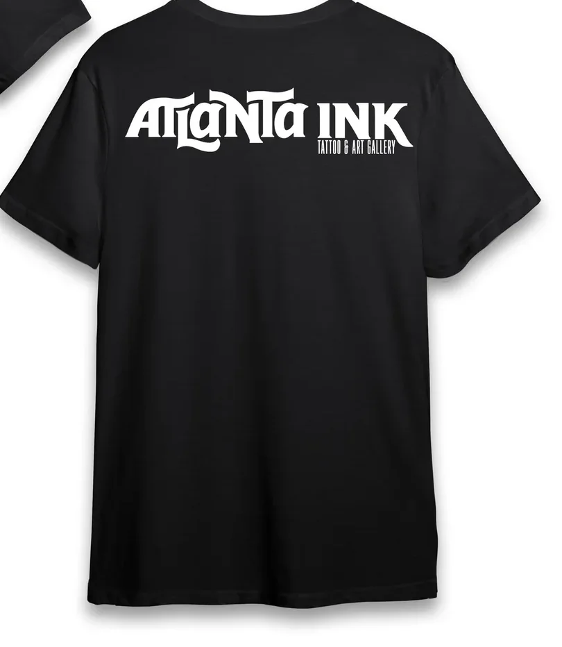 ATLANTA INK® Banner Logo t-shirt, black