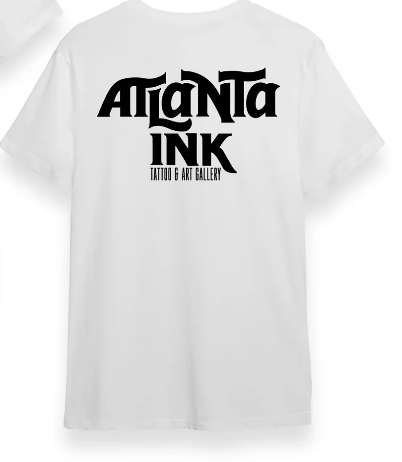 ATLANTA INK® Logo t-shirt, white