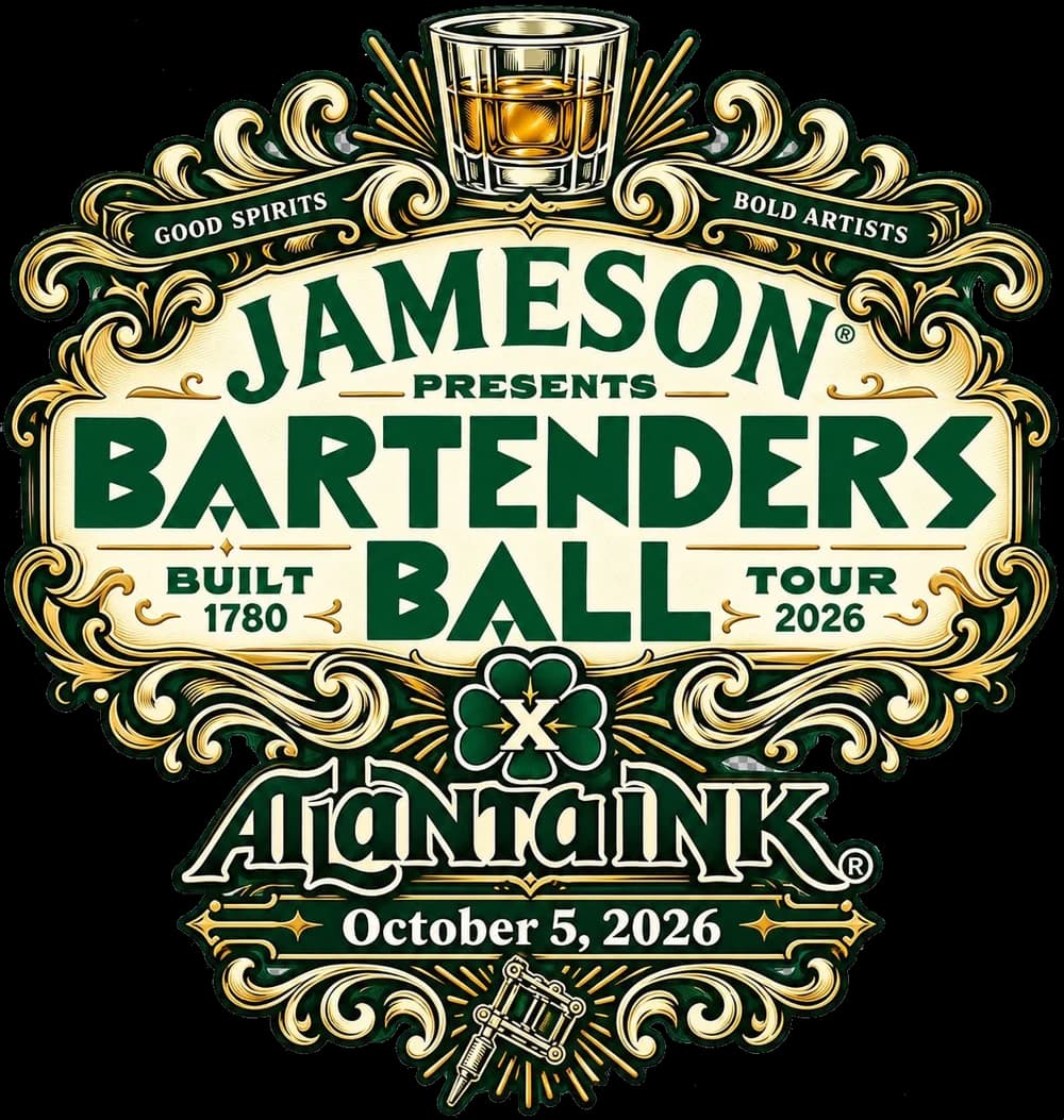 Jameson Presents Bartenders Ball, Built 1780, Tour 2026, x ATLANTA INK®, October 5, 2026